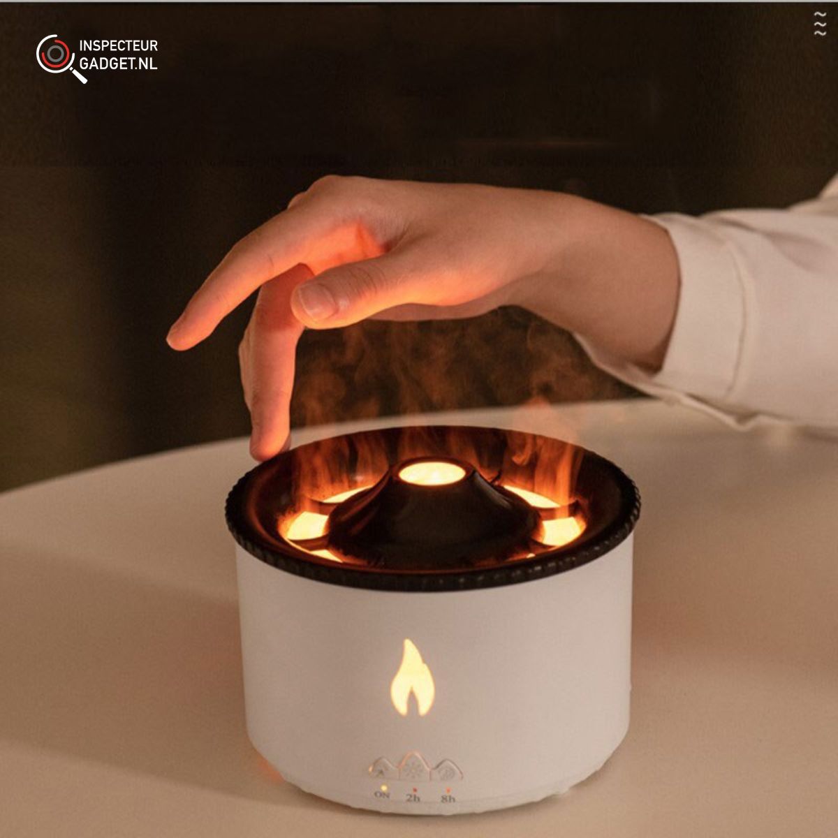 Vulcano Aroma Diffuser - Flame-Effect Essential Oil Mist