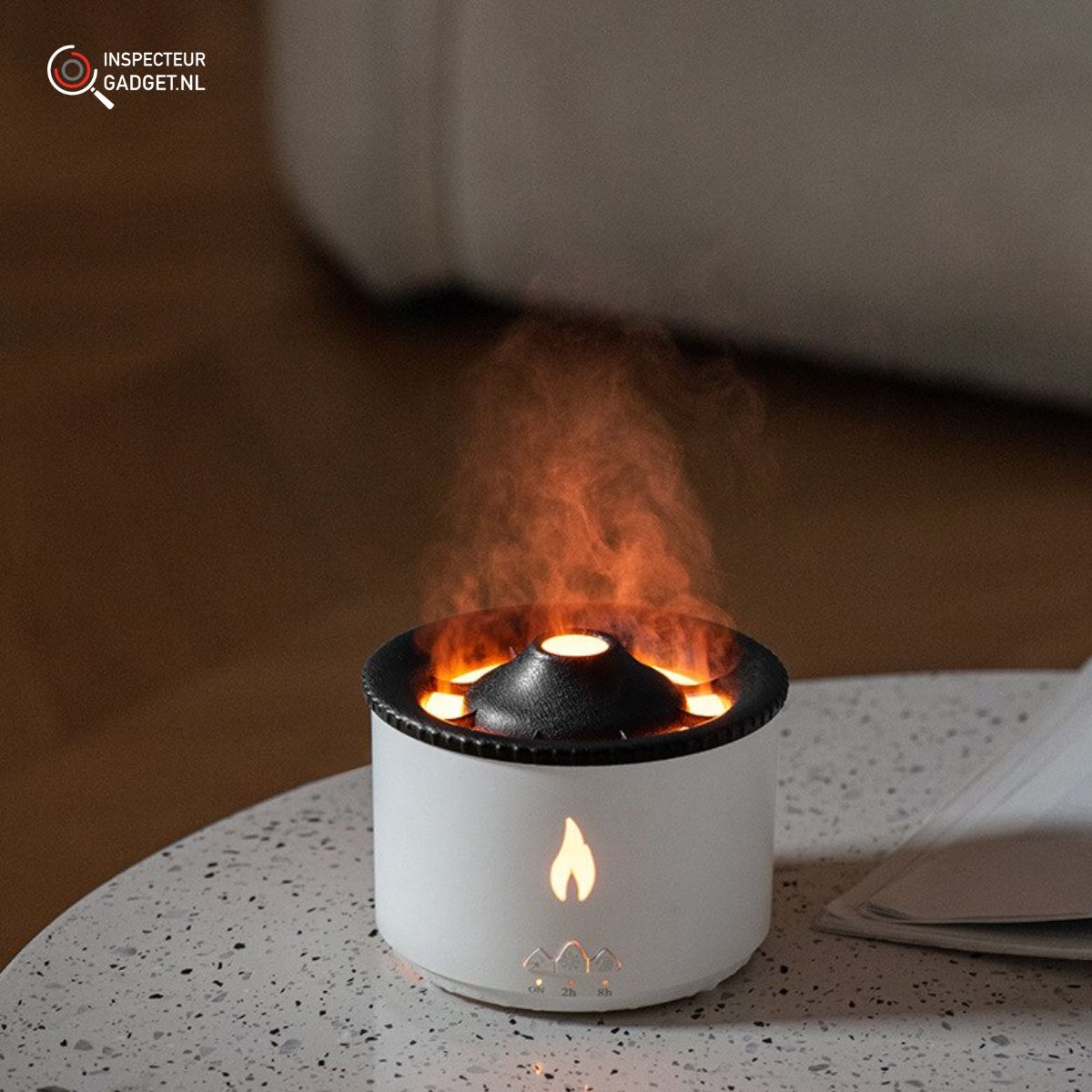 Vulcano Aroma Diffuser - Flame-Effect Essential Oil Mist
