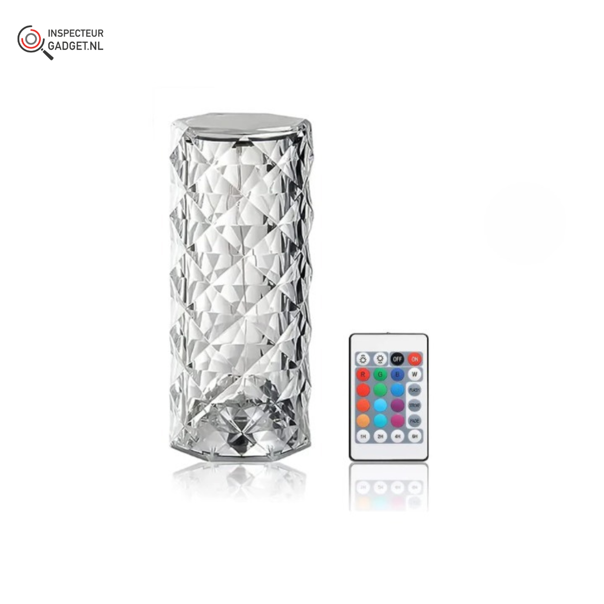 Crystal Light - Wireless Rechargeable Table Lamp