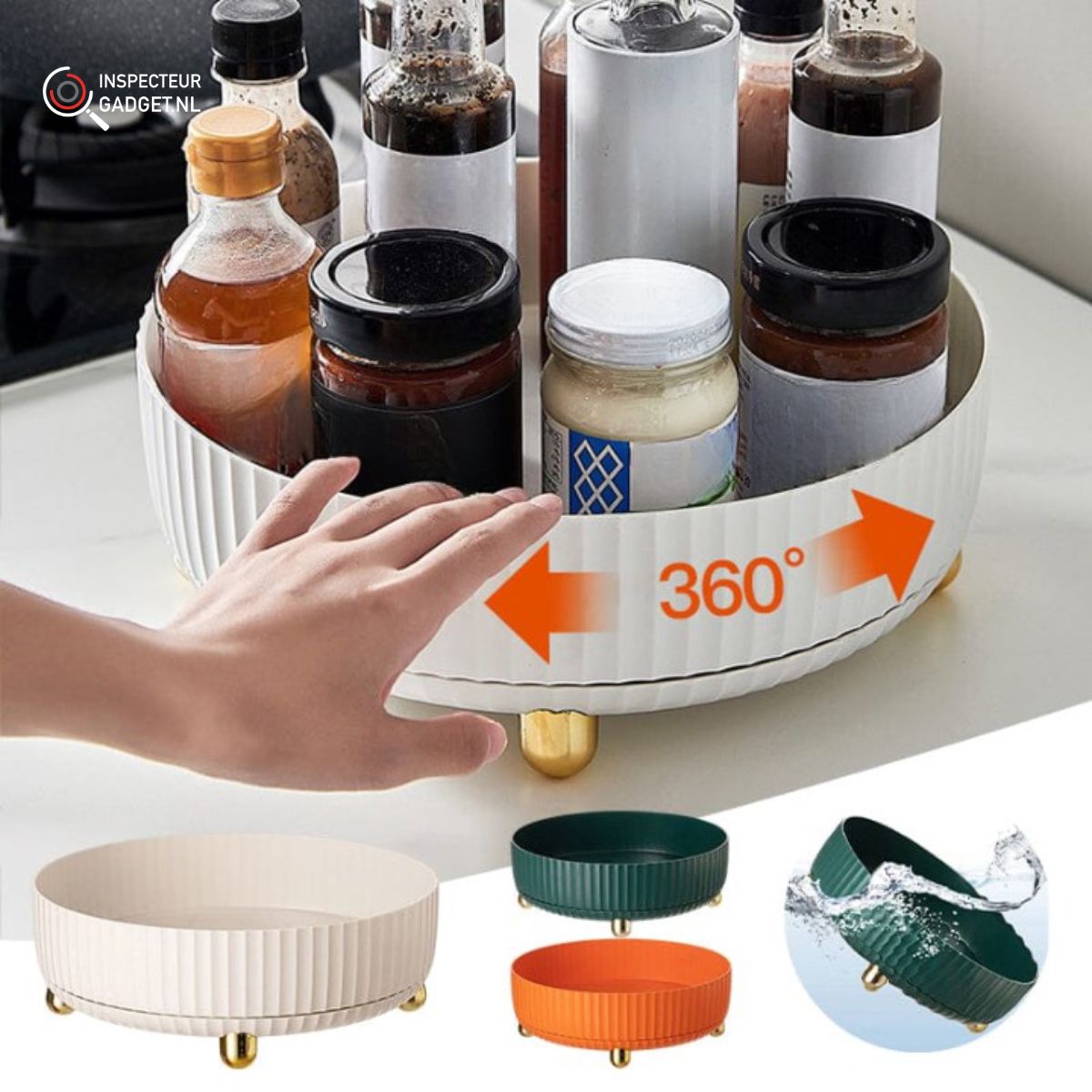 360° Rotating Organizer - Kitchen Turntable