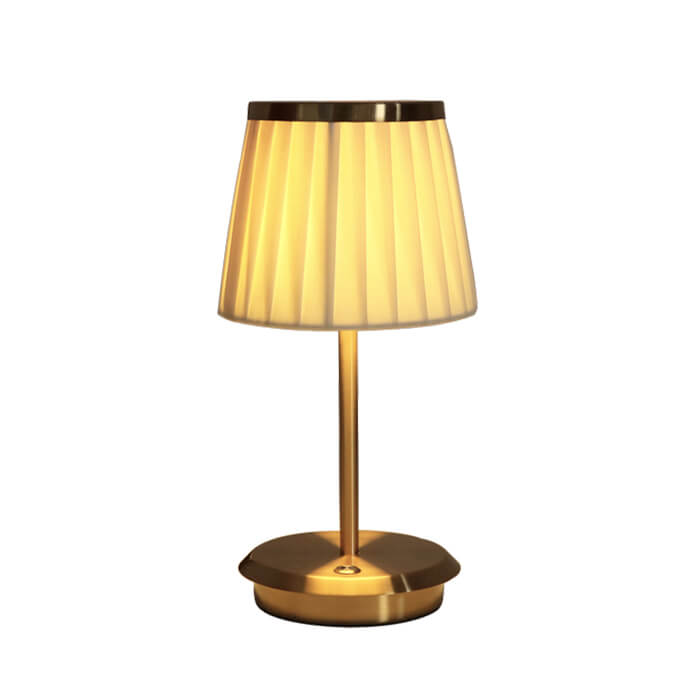 DreamDrape Gold Table Lamp - Flexible Glow