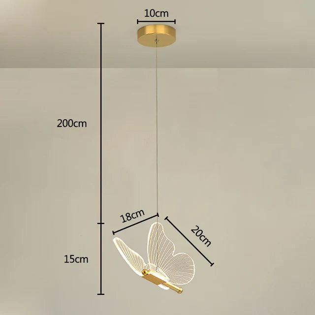 ButterGlow - LED Butterfly Pendant Light