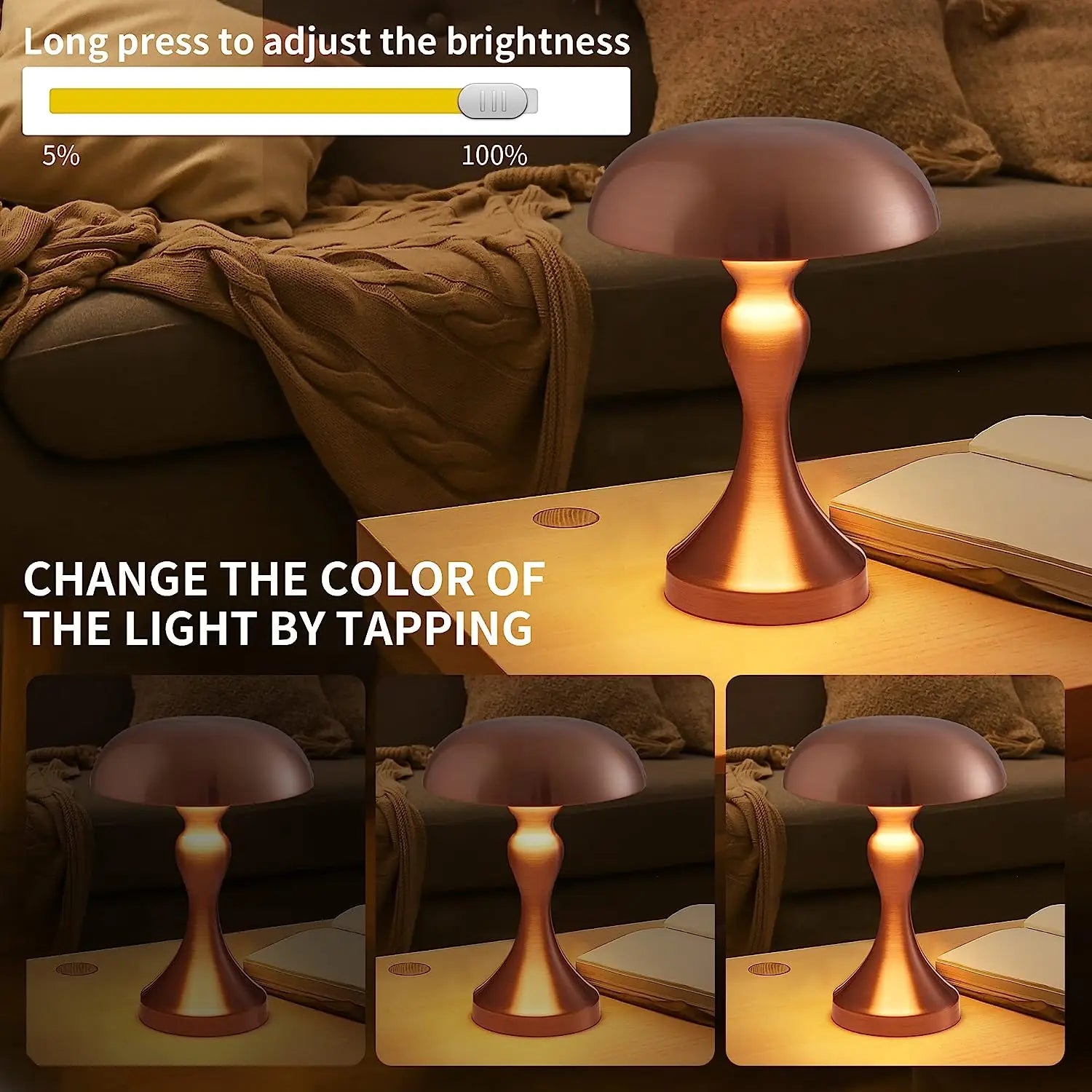Vespera Luxe Table Lamp - Night & Reading Light