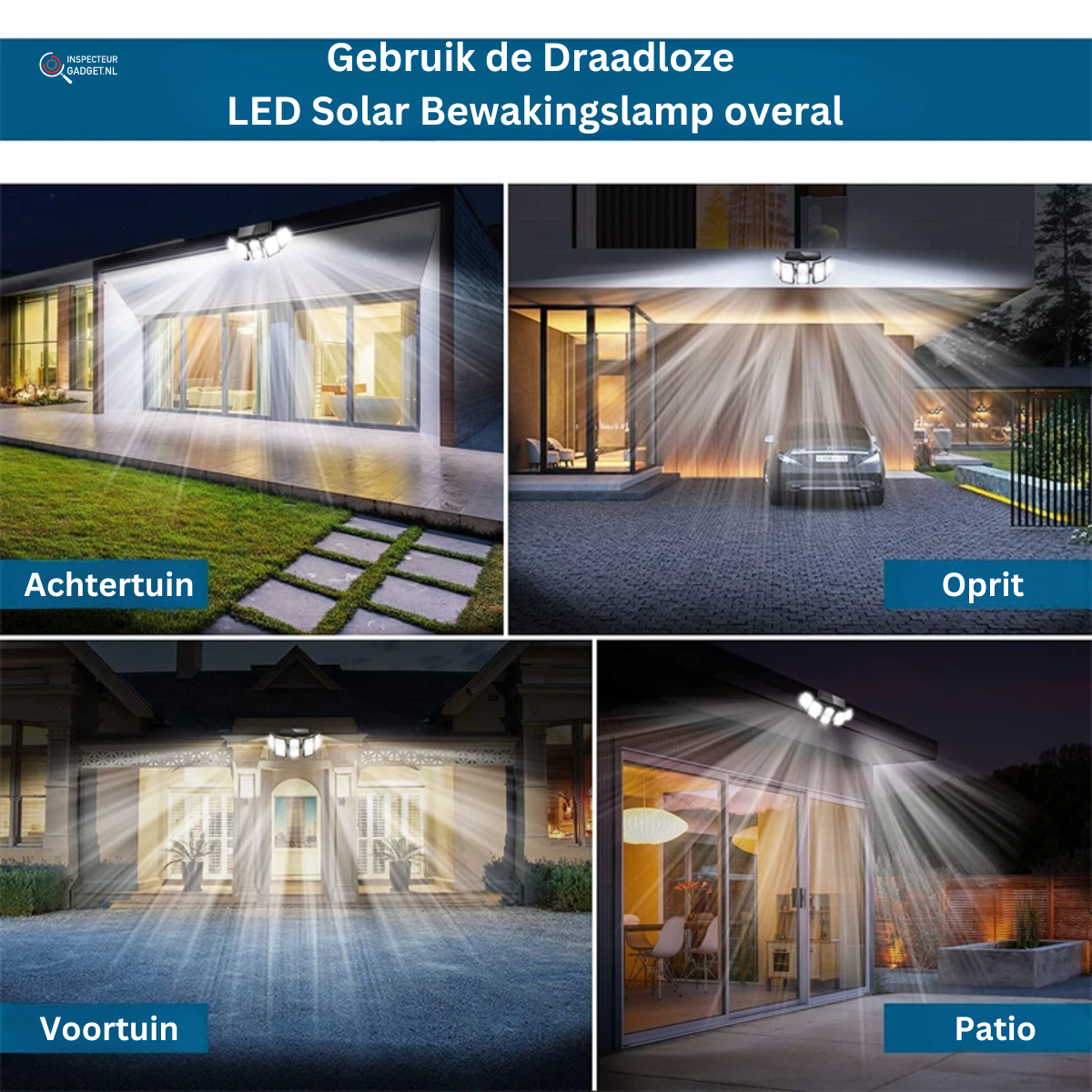 Solar Surveillance Light - Wireless Motion LED