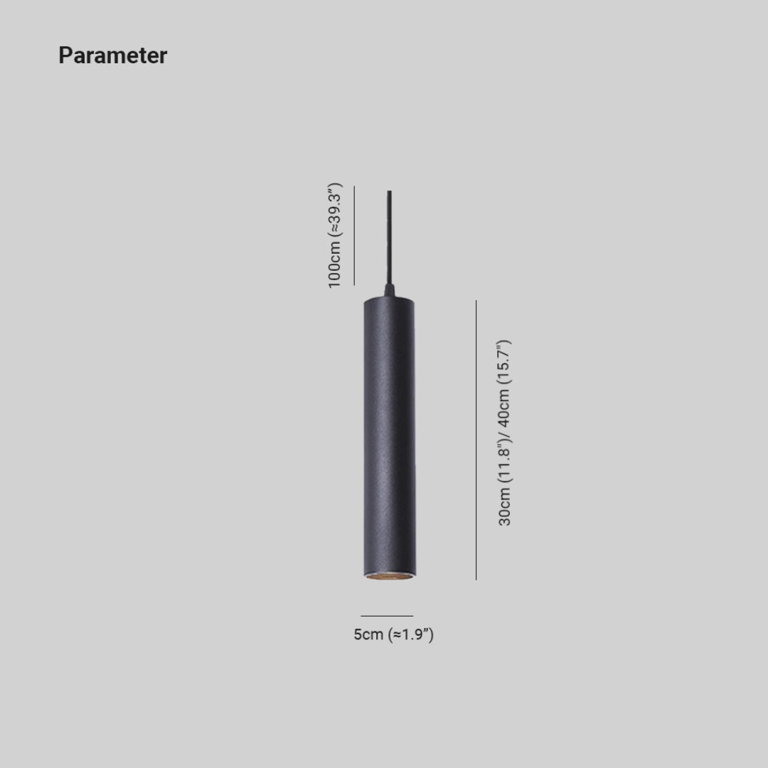 Modern Cylindrical Pendant Lamp