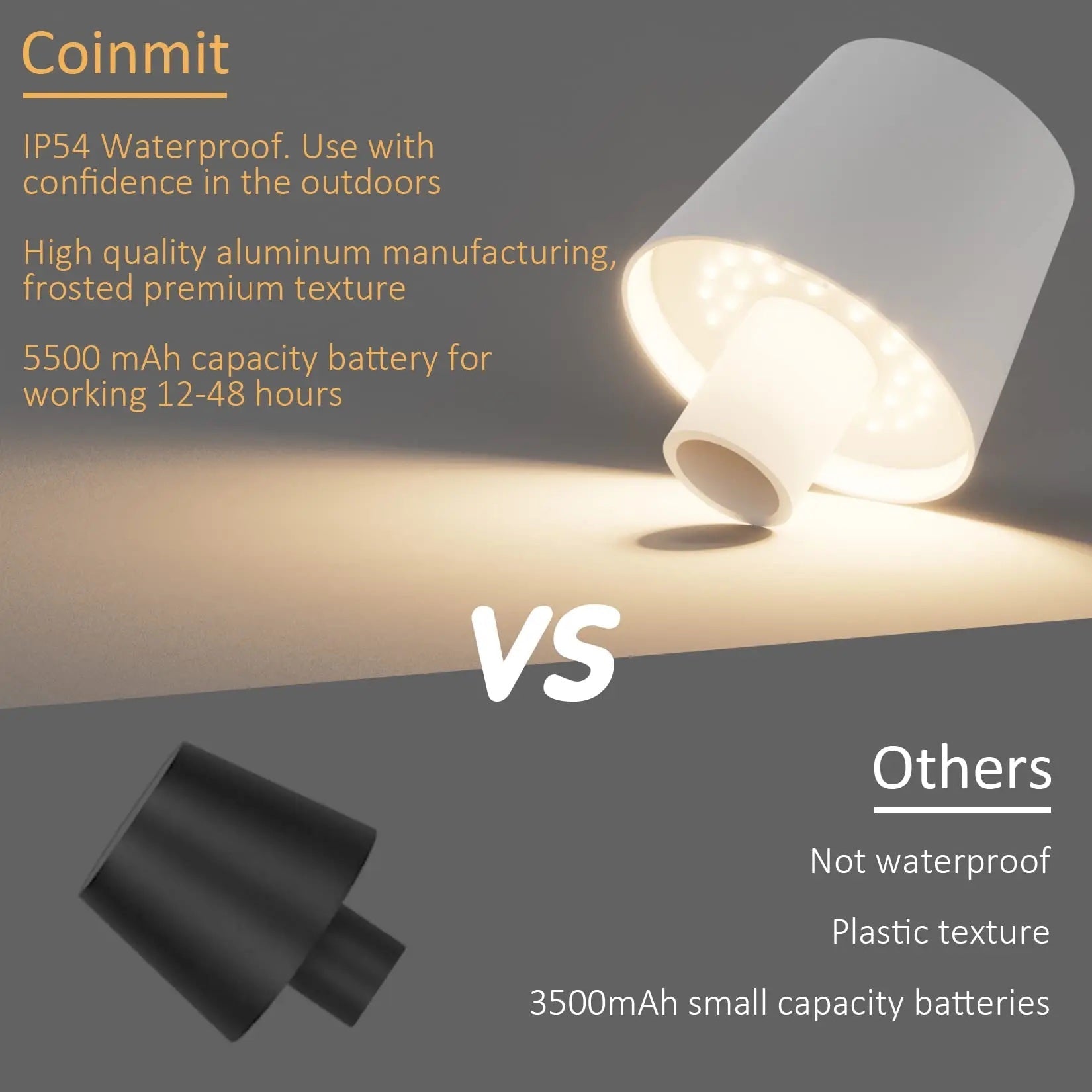 Bottlelight - Rechargeable Bottle Lamp