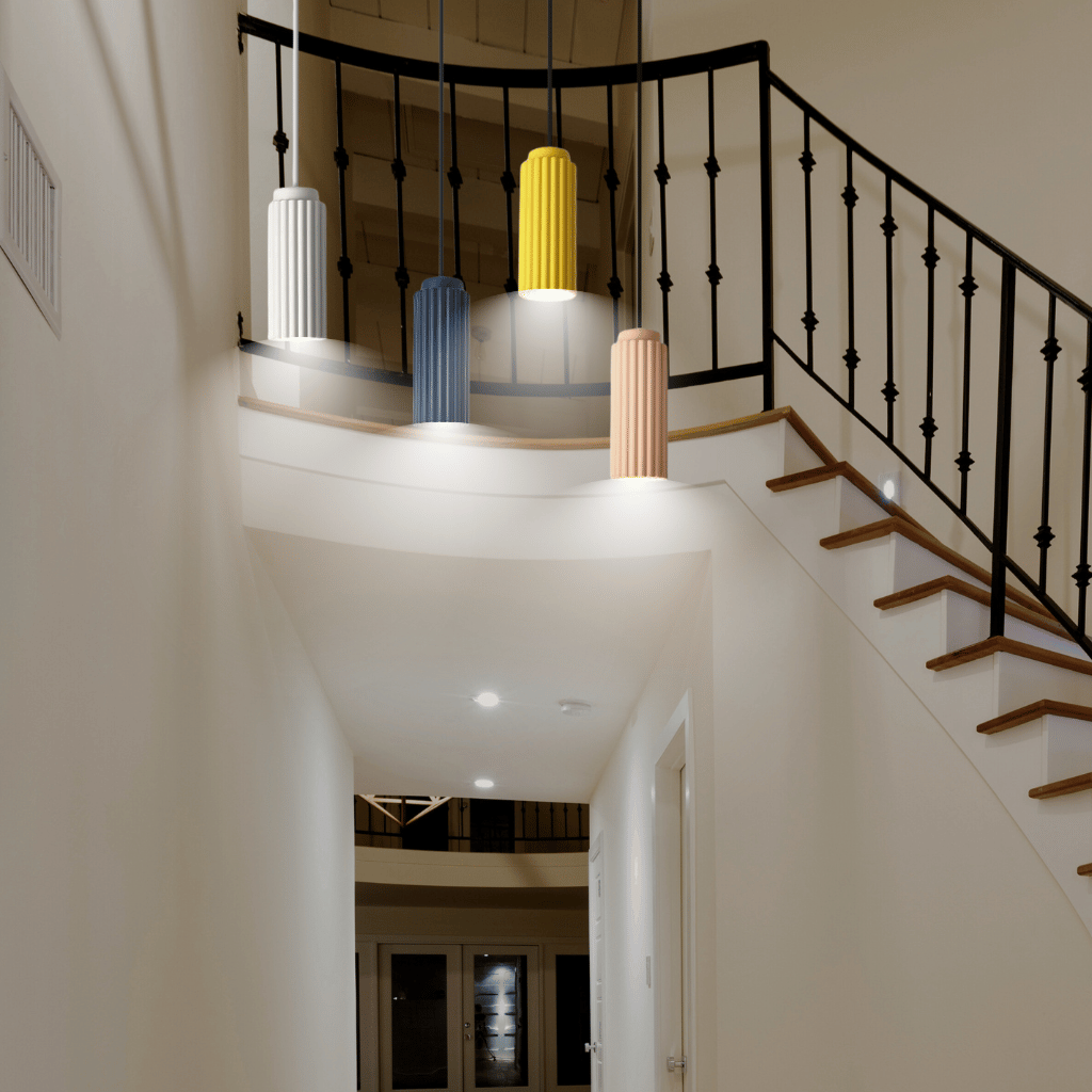 Cylindra Pendant - Textured Cylinder Ceiling Lamp