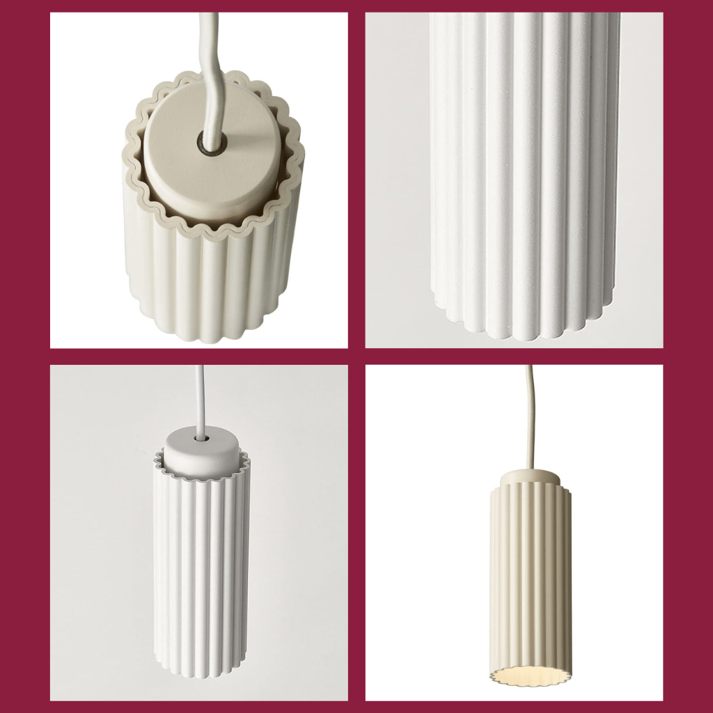 Cylindra Pendant - Textured Cylinder Ceiling Lamp
