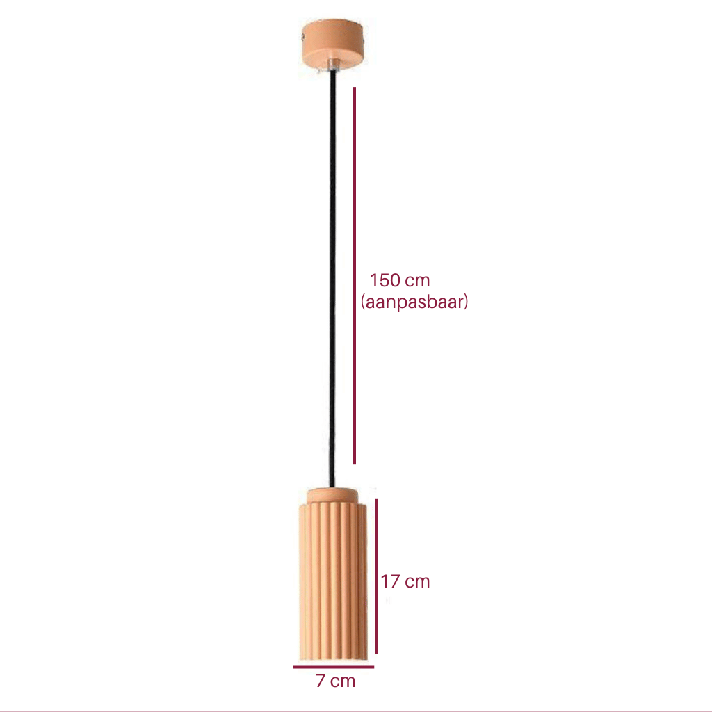Cylindra Pendant - Textured Cylinder Ceiling Lamp