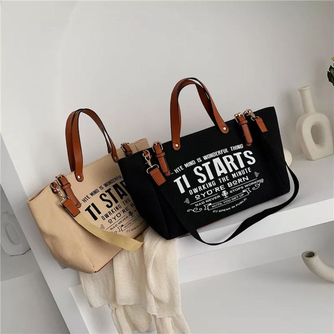 Lexie - Spacious Canvas Tote