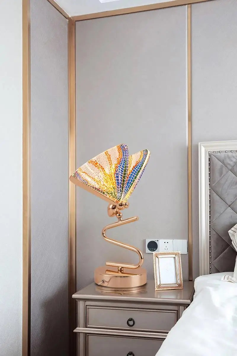 LuminousWings Butterfly Table Lamp - Luxe Accent
