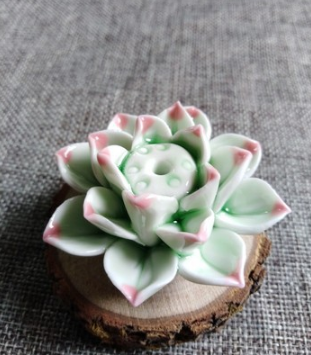LotusBloom Incense Holder - Elegant Ceramic Burner
