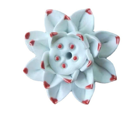 LotusBloom Incense Holder - Elegant Ceramic Lotus Burner