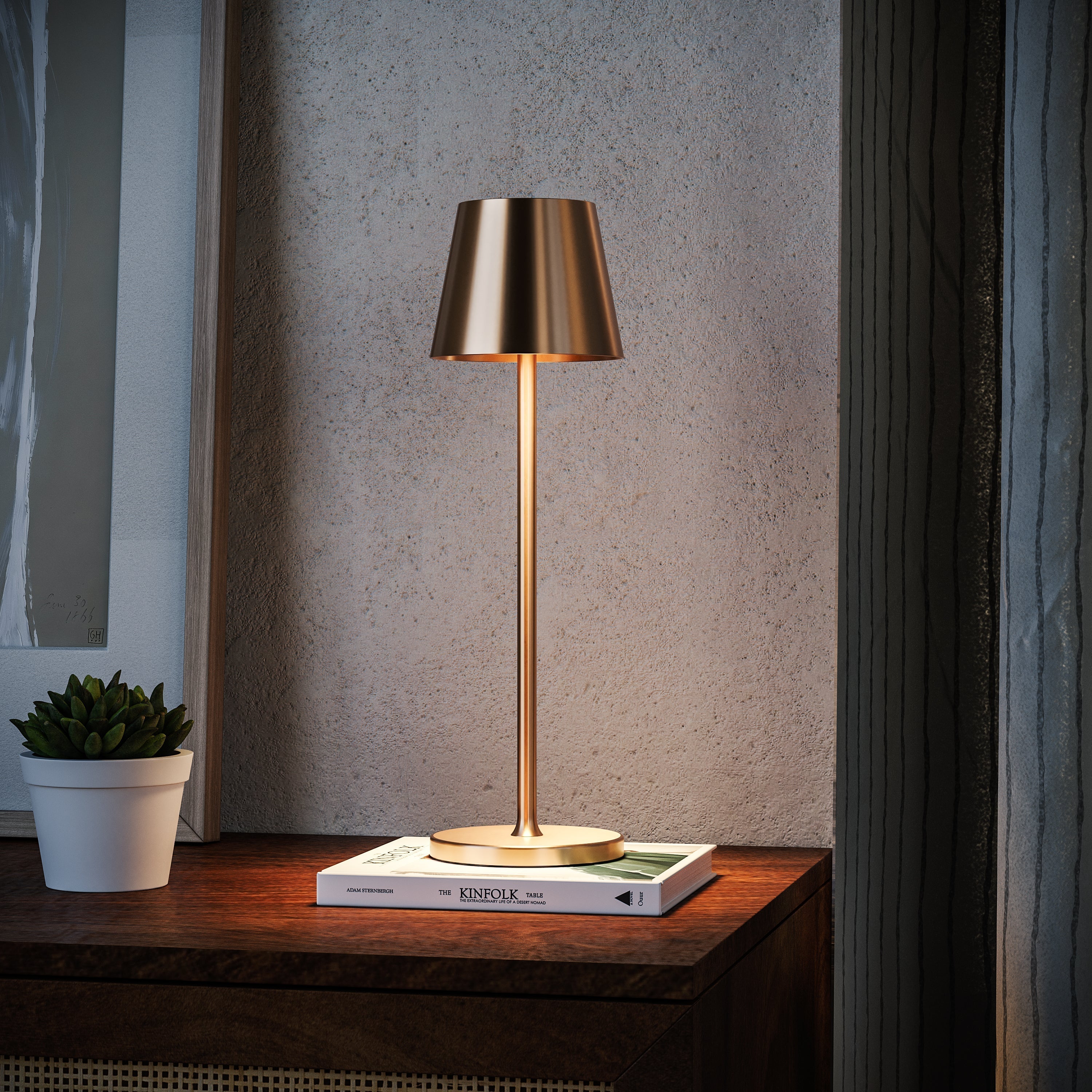 LumiAura | Stylish Cordless Dimmable Table Lamp for Indoor Outdoor Use 3