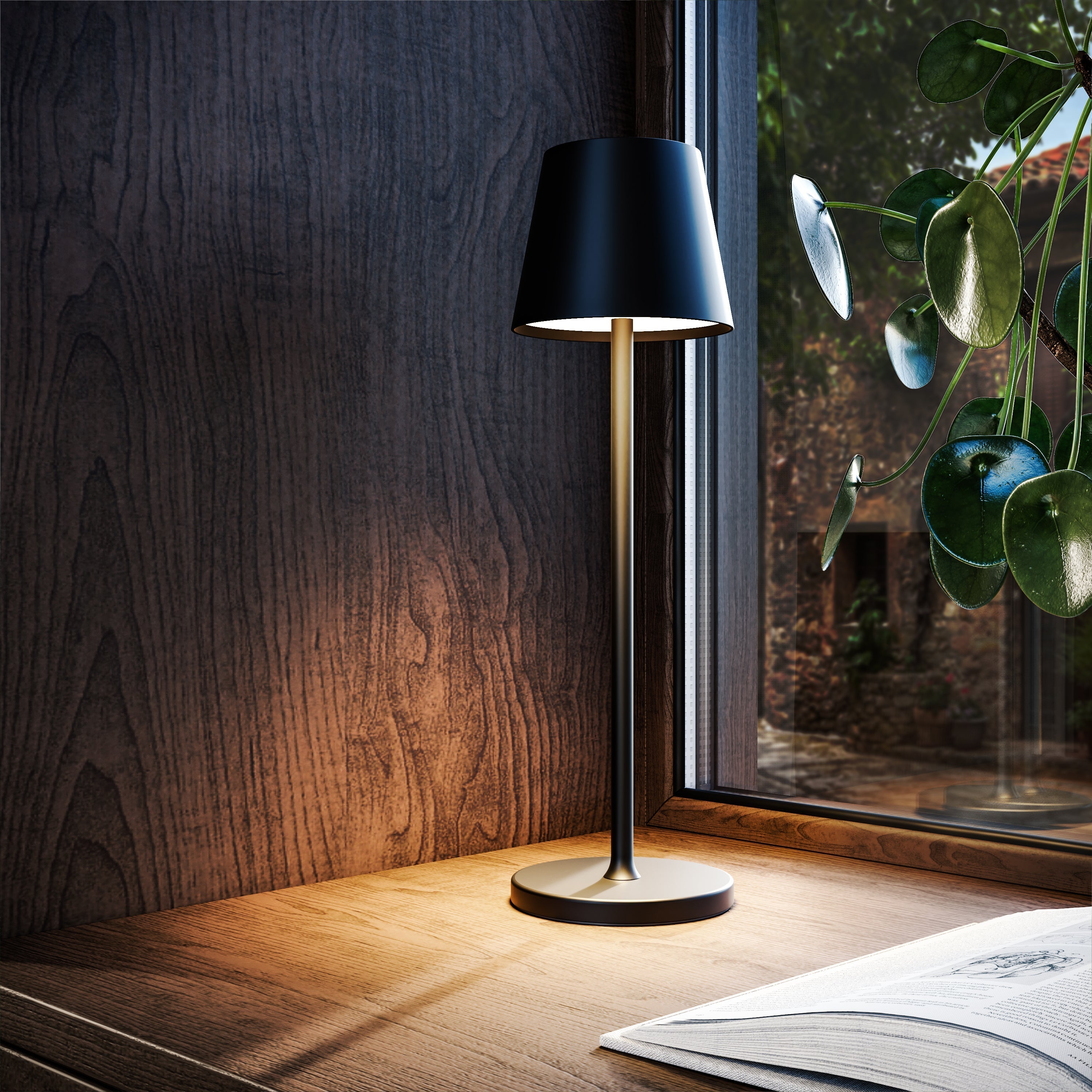 LumiAura | Stylish Cordless Dimmable Table Lamp for Indoor Outdoor Use 4