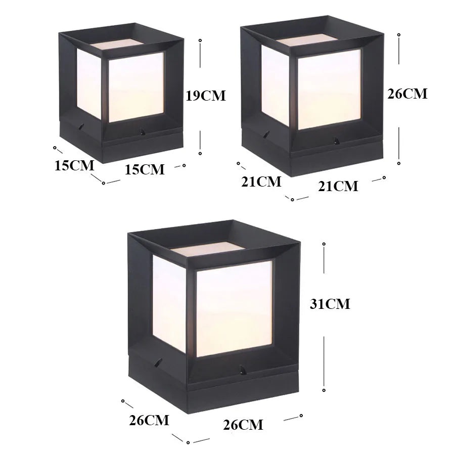 LumiCube | Modern Outdoor Lamp with Elegant Design & Powerful Lighting for Refined Spaces 7