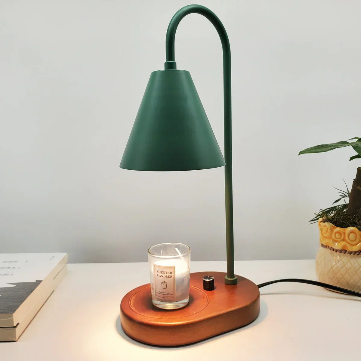 LumiFlare | Electric Candle Warmer Lamp with Adjustable Brightness | Elegant Design for Safe, Cozy Evenings 5