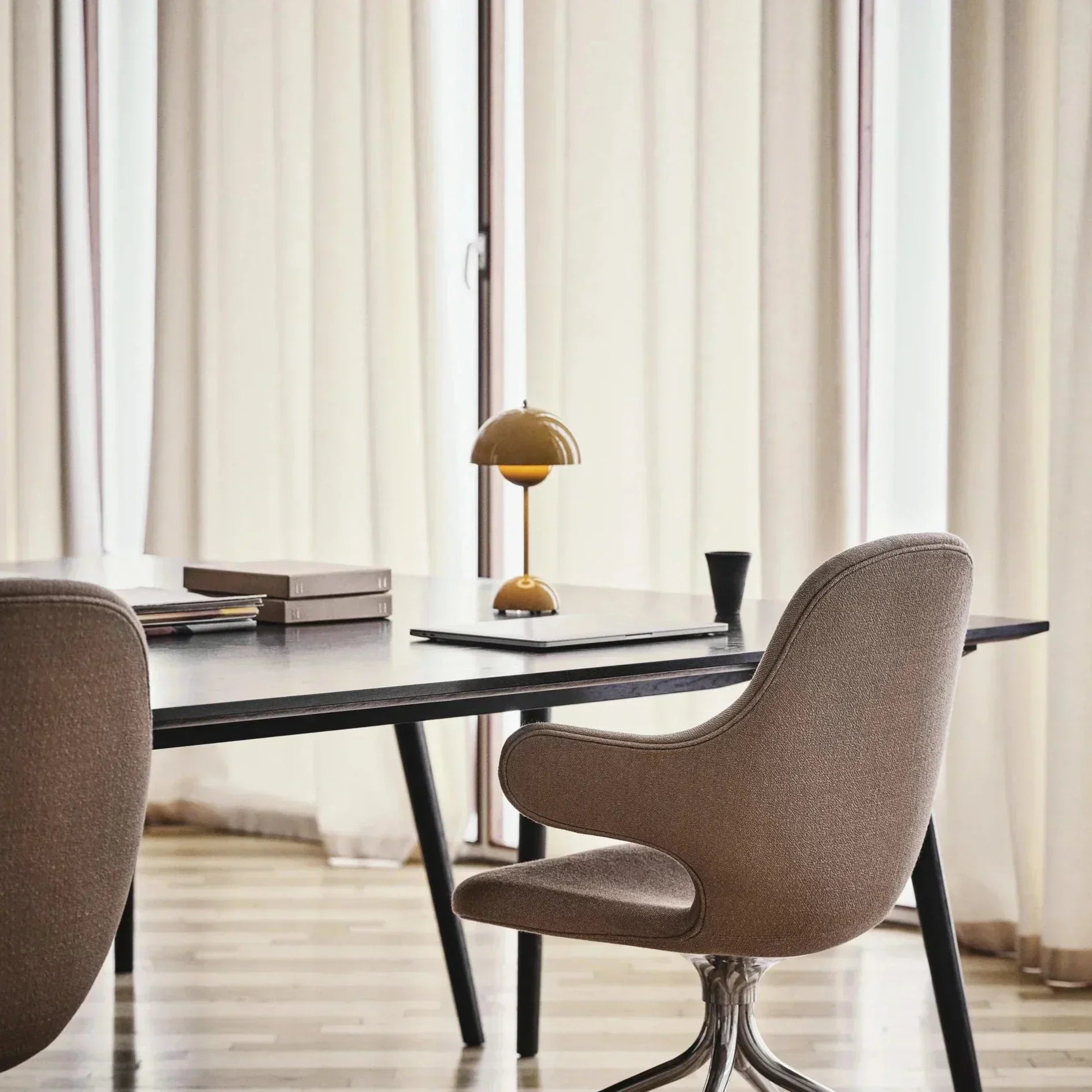LumiSphere | Dimmable LED Table Lamp with Cordless Design | Stylish Home Decor for Modern Ambiance 4