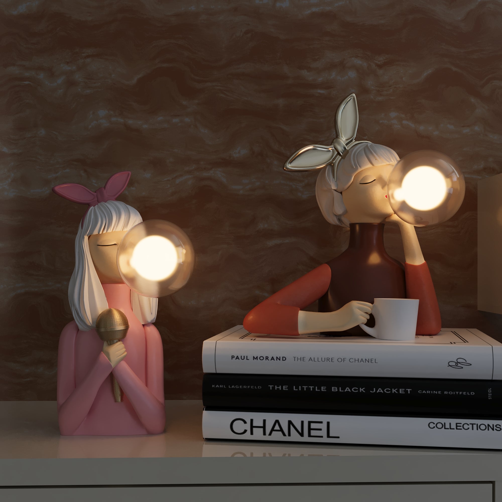 LuminaraCraft | Elegant Handcrafted Wood Table Lamp for Bedroom Decor 11
