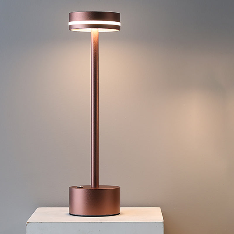 Luminara | Elegant Cordless Aluminum Table Lamp with Touch Control 10