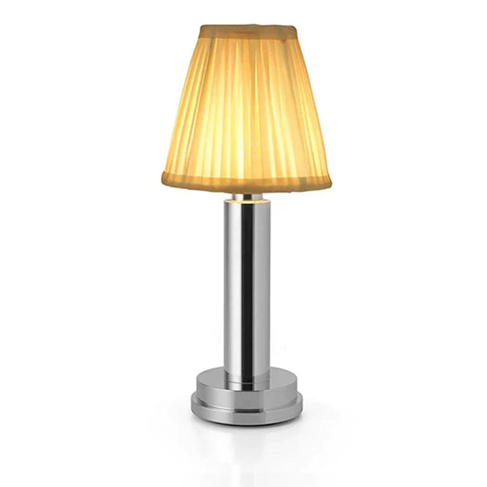 Luminara | Elegant Cordless Fabric Table Lamp with Dimmable Light 7
