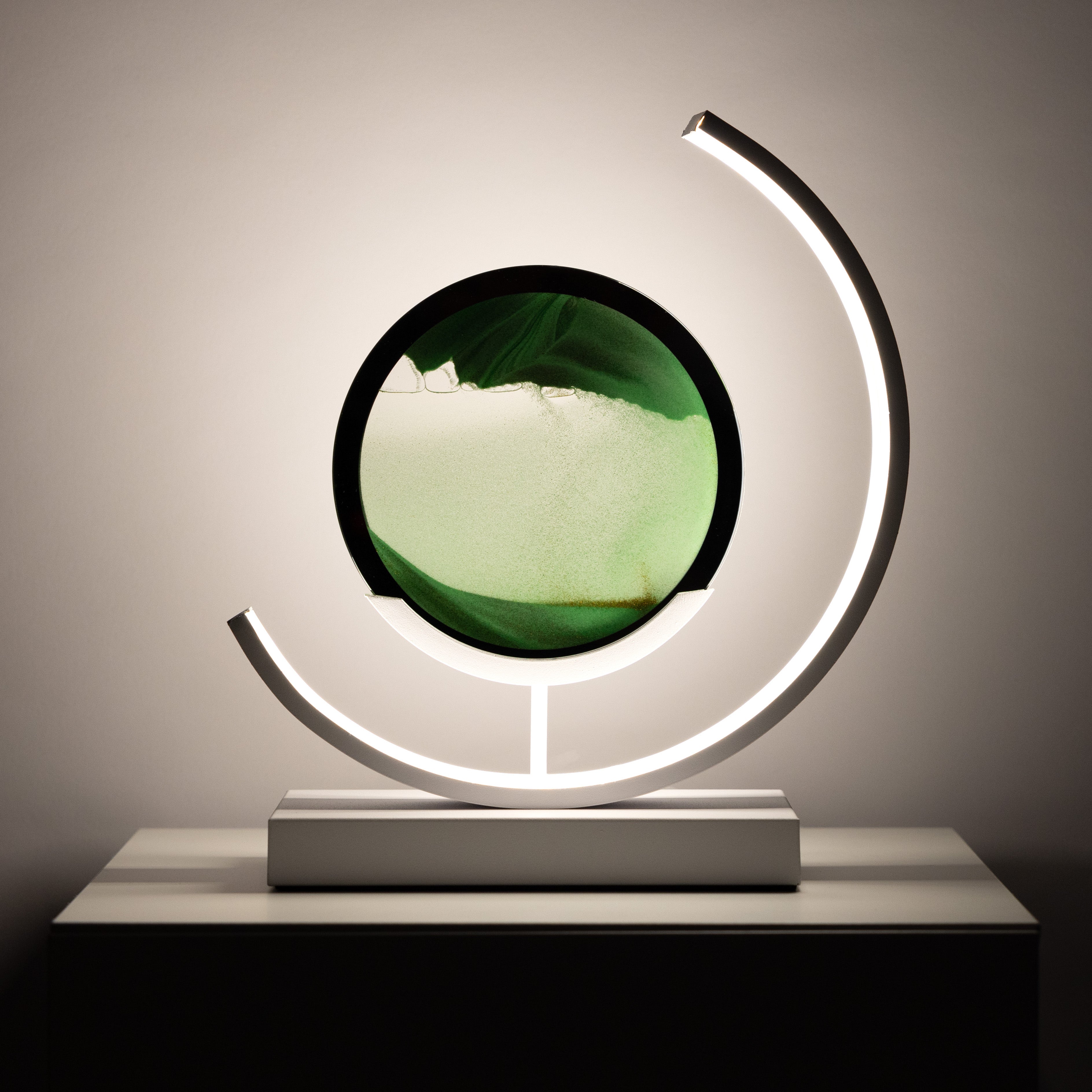 Luminara | Elegant Minimalist Hourglass LED Table Lamp for Bedroom 5