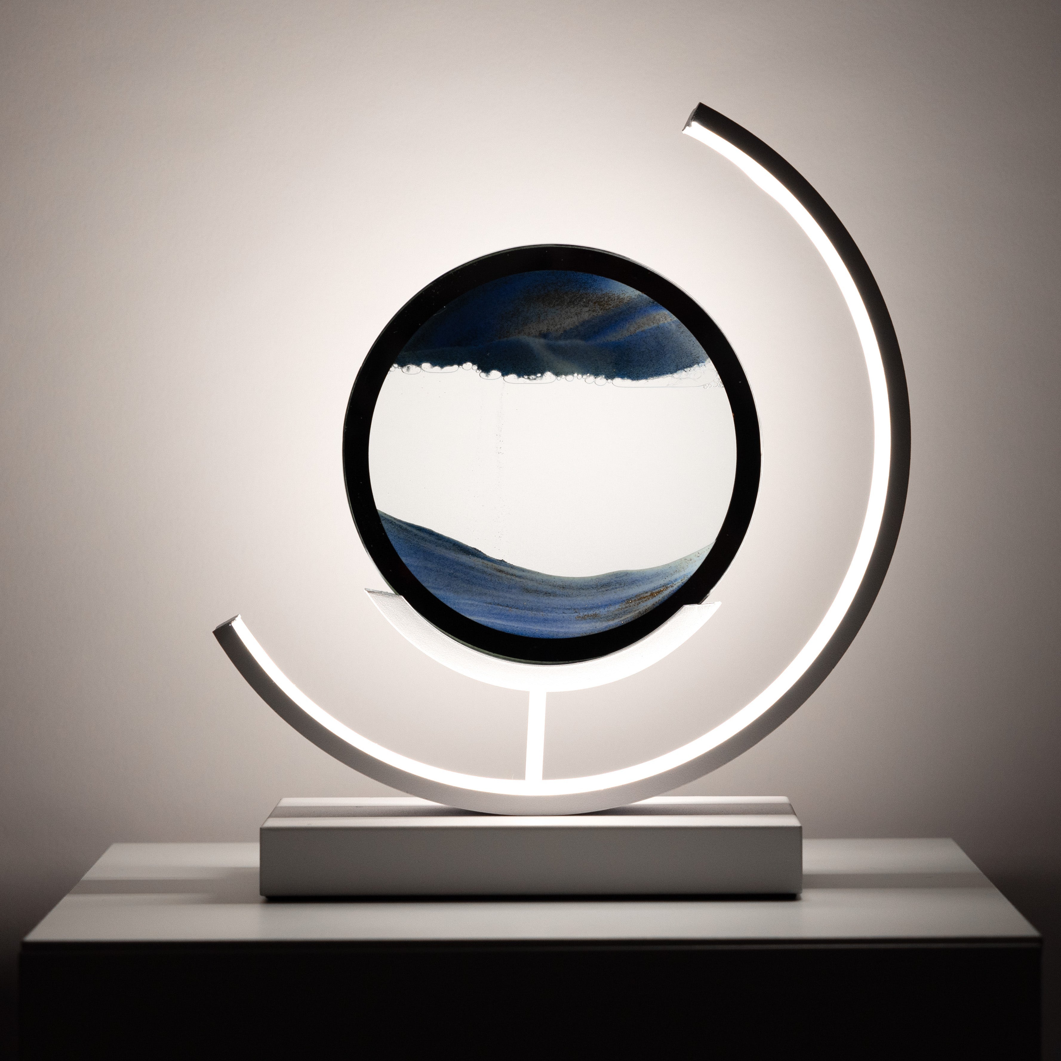 Luminara | Elegant Minimalist Hourglass LED Table Lamp for Bedroom 6