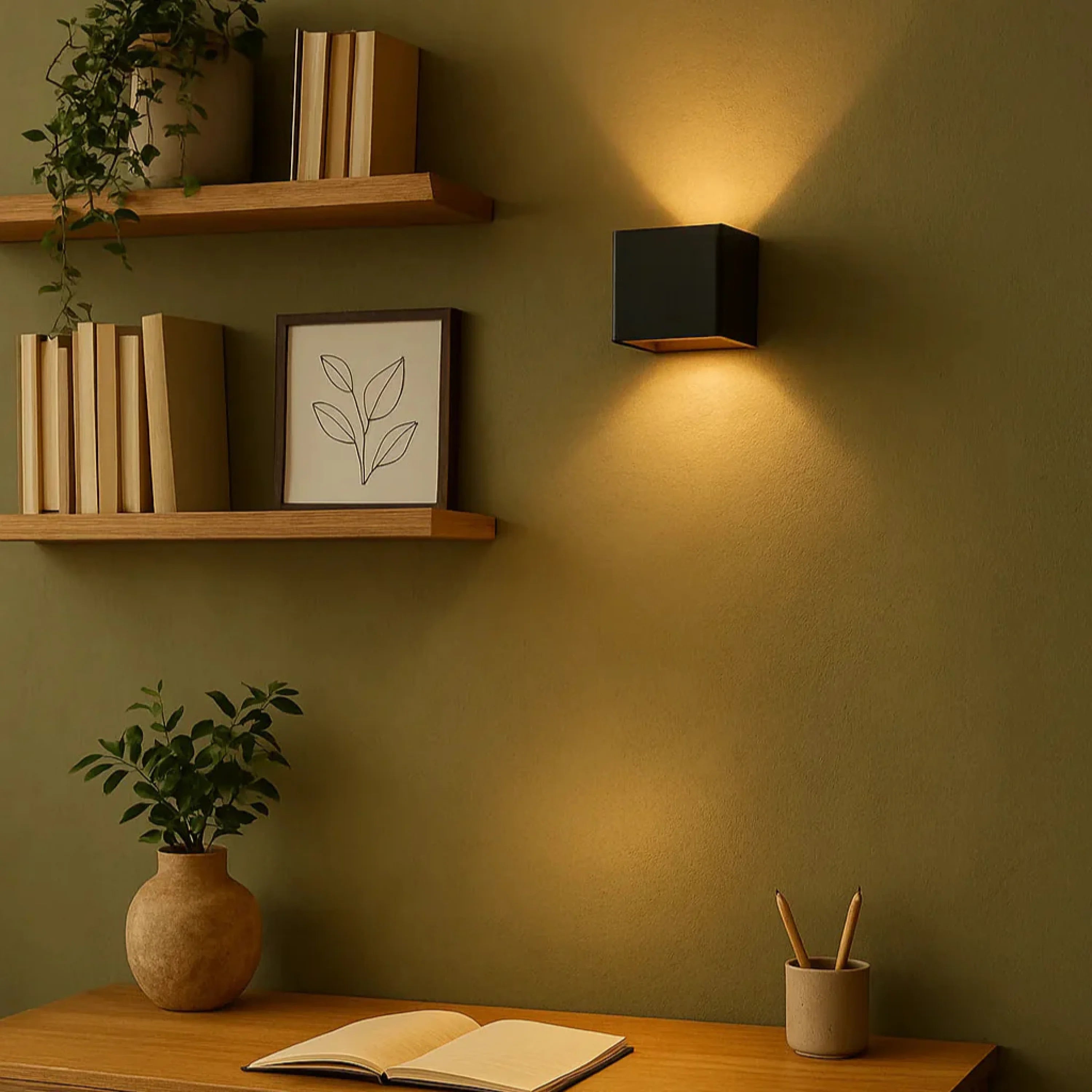 Luminara | Elegant Wireless Rechargeable LED Wall Lamp 3