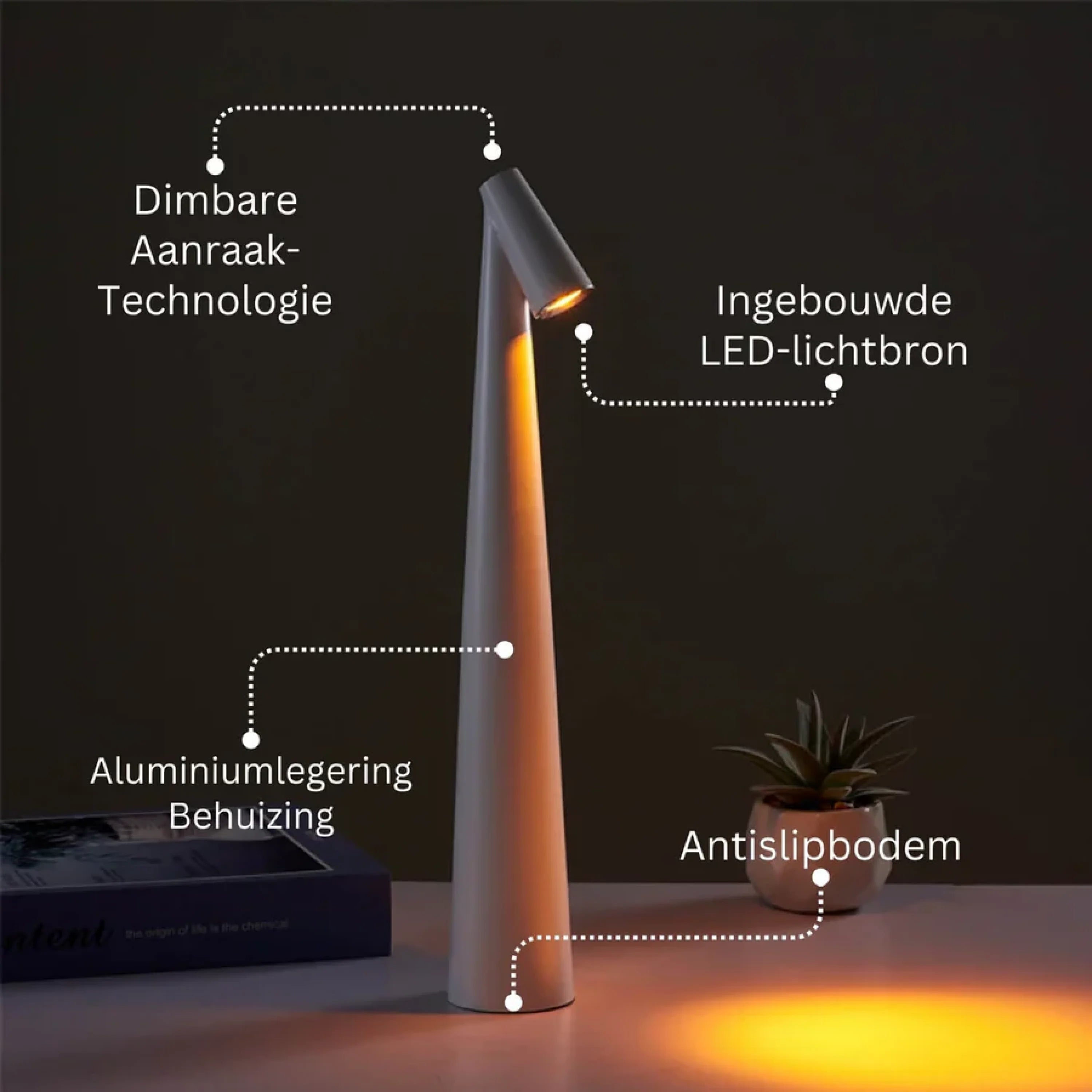 Luminara | Modern Minimalist Wireless LED Table Lamp 3