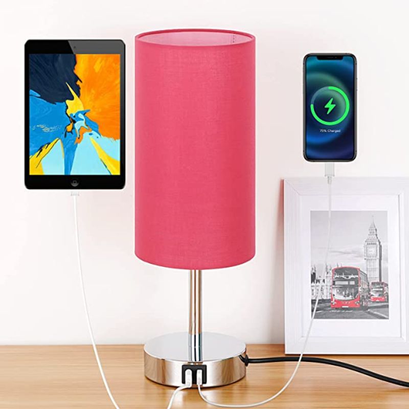 Luminara | Modern Touch Control Dimmable Desk Lamp with USB Ports 7