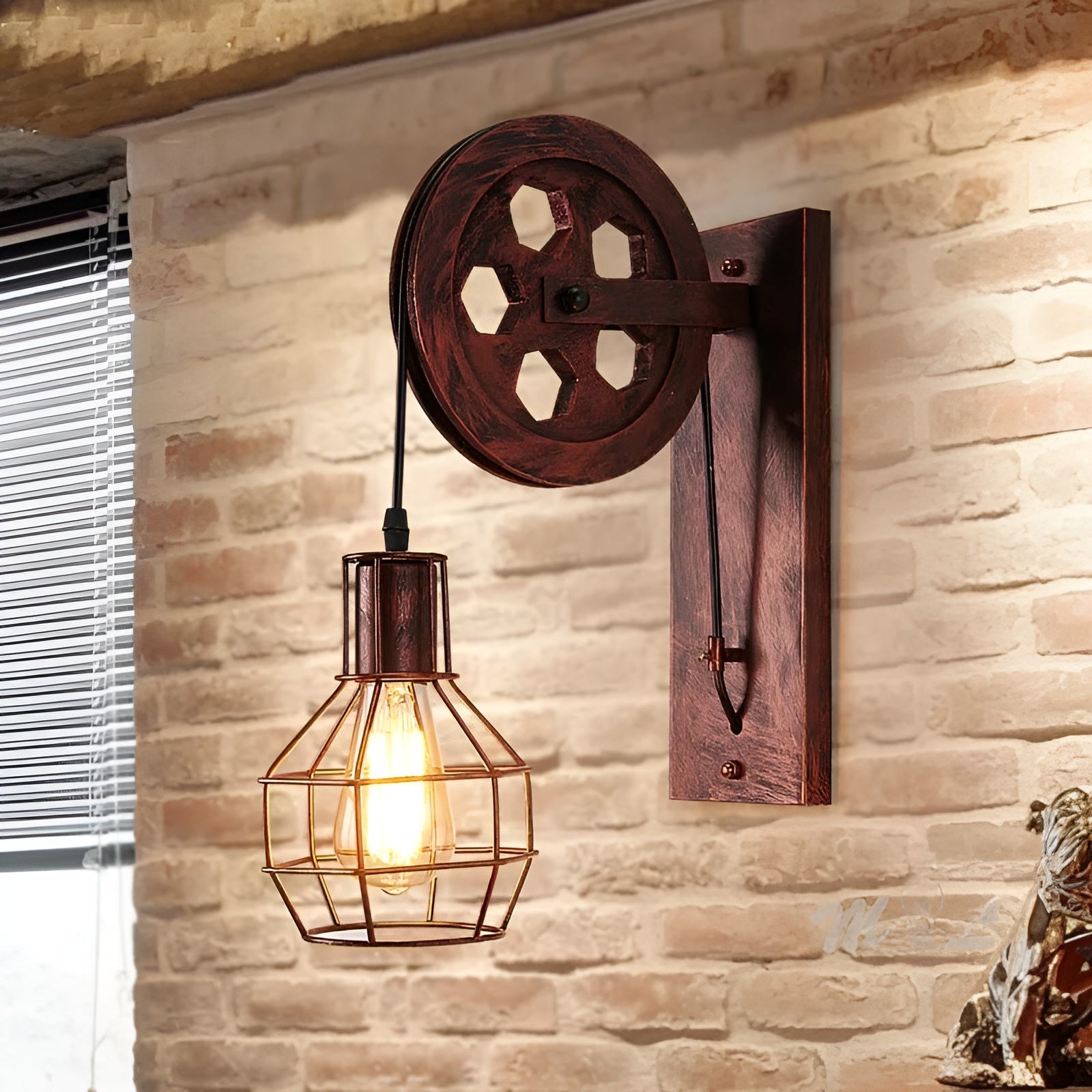 Luminara | Stylish Industrial Metal Wall Sconce Lighting with LED 6
