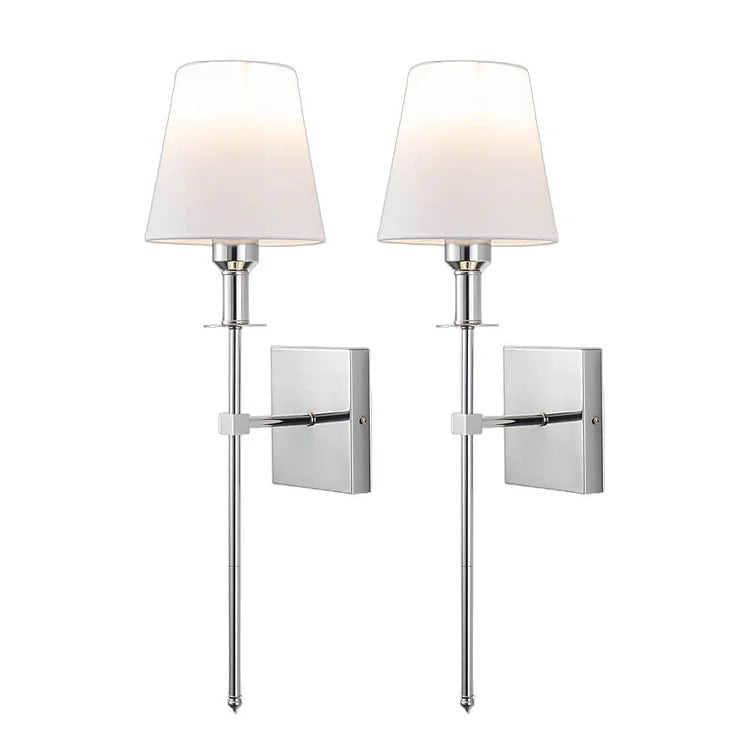 Luminara | Stylish Minimalist 2-Pack Wired Wall Sconces Lighting 9
