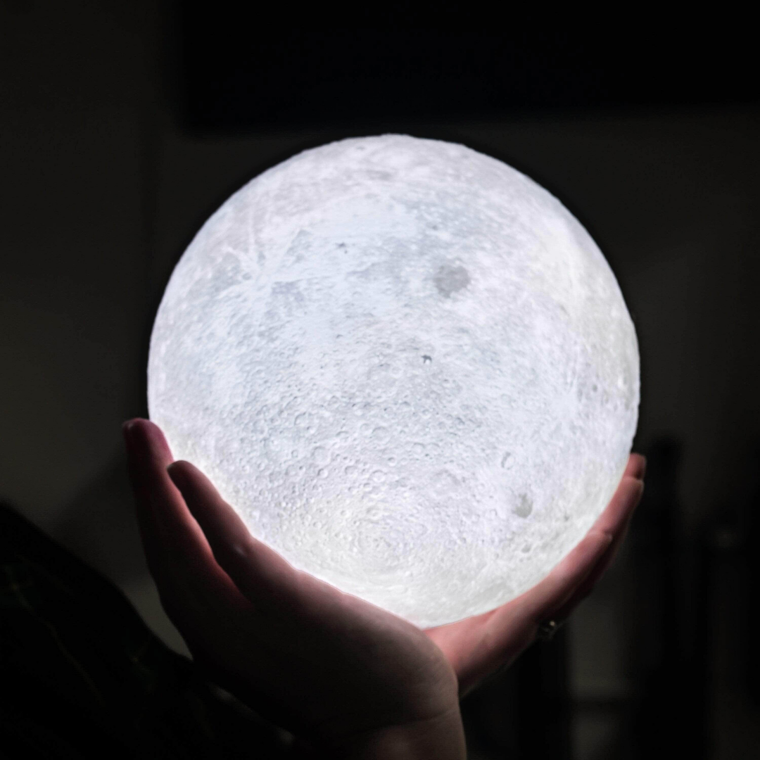 Lunar Light | 3D Moon Lamp with Touch Control & Wireless Design | Create a Soothing Atmosphere 6