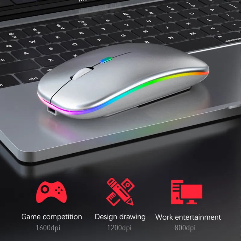 LuxeClick - Wireless Rechargeable Bluetooth Mouse