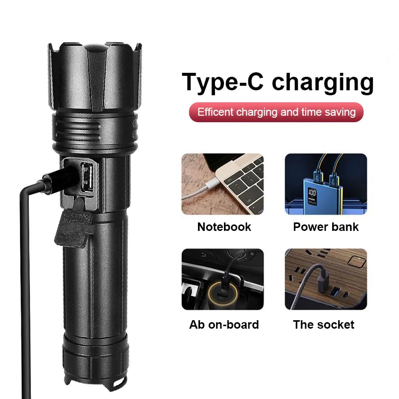 LumiBeam - Powerful Rechargeable LED Flashlight