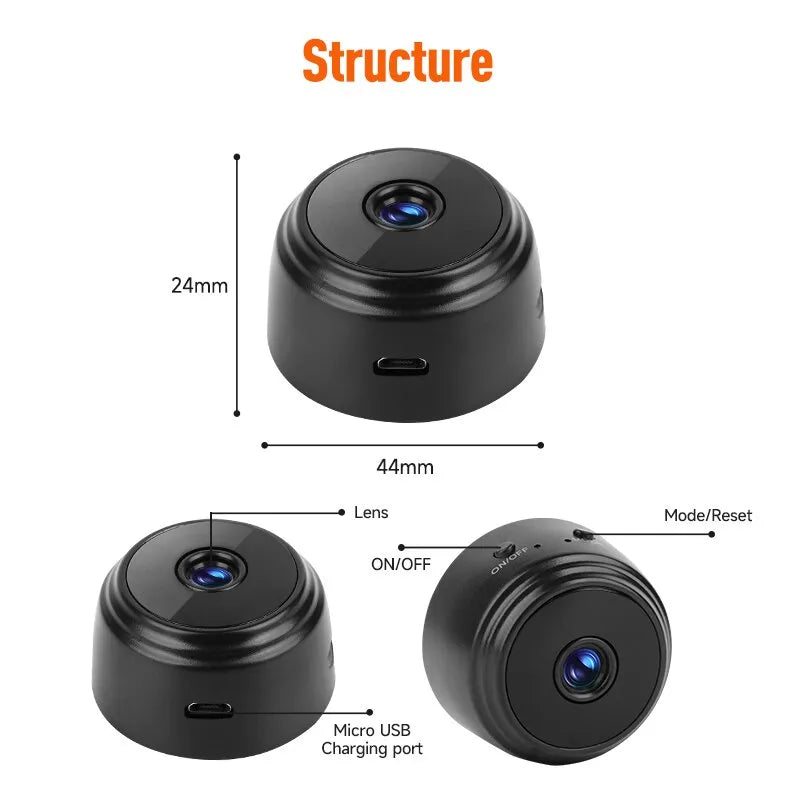 SensorCam - Advanced WiFi Security Camera with Motion Detection
