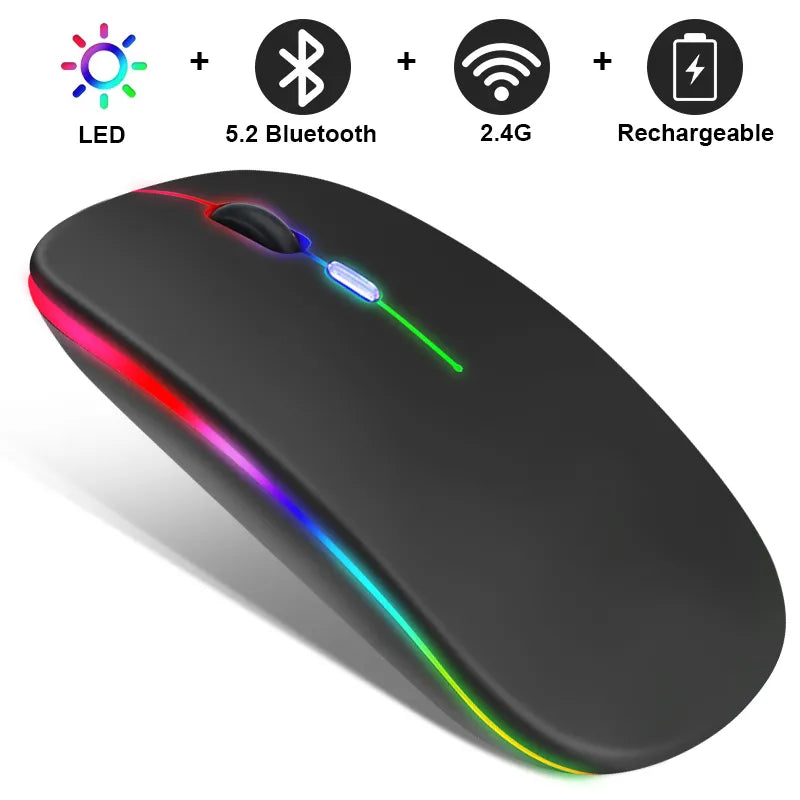 LuxeClick - Wireless Rechargeable Bluetooth Mouse