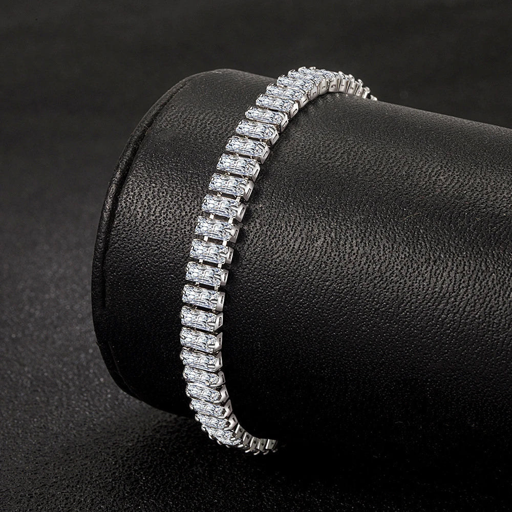 Crystal Bracelet - 925 Sterling Silver for Women