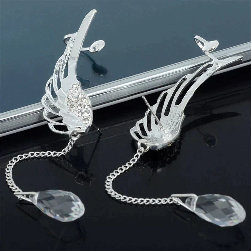 Angel Wing - Long Ear Cuffs for Women