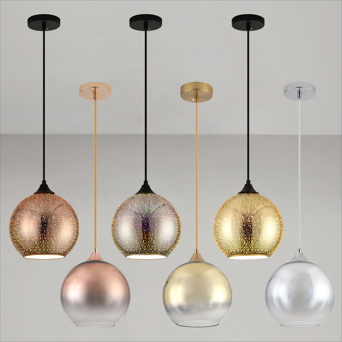 Maison Elmora | Designer Ceiling Light with Unique Perforated Design | Elegant Copper Finish for Warm Ambiance 1