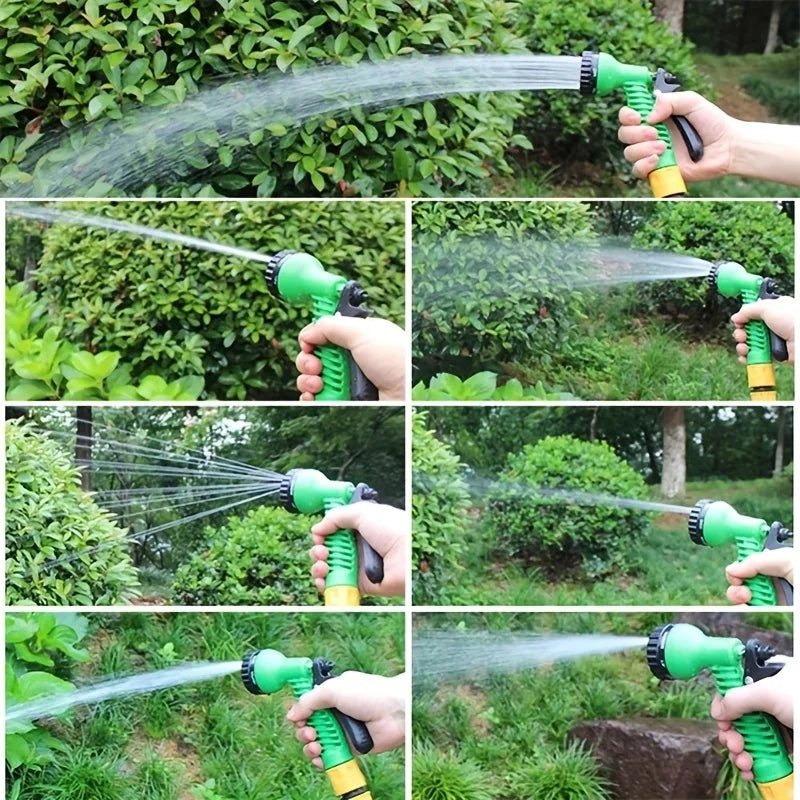 Maison Elmora | Expandable TPE Garden Hose with Adjustable Length | Lightweight Design for Effortless Watering 2