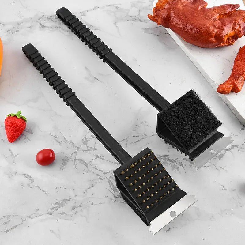 Maison Elmora | Grill Cleaner with Built-in Scraper & Soft Sponge | Effortless Cleaning for Impeccable Grills 2