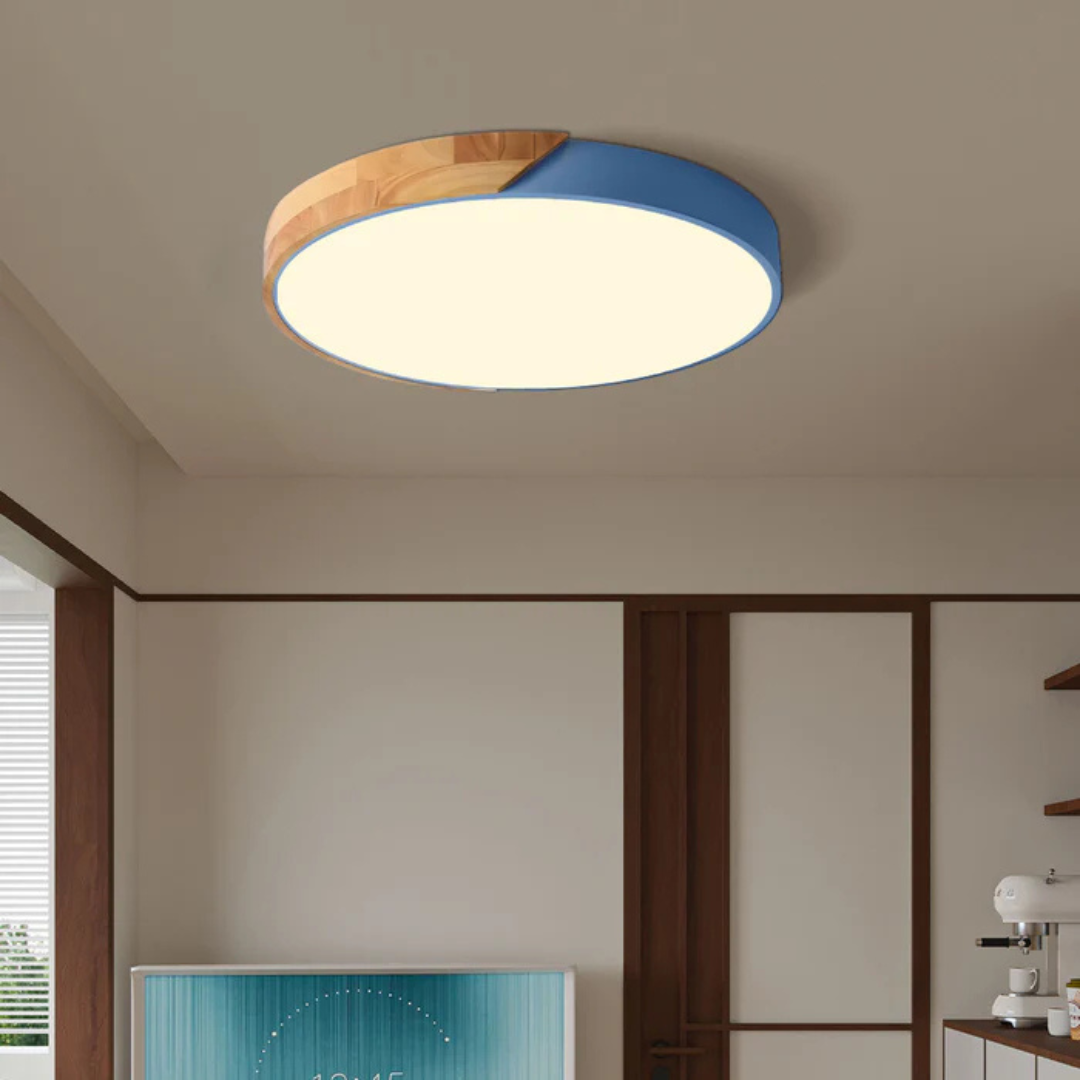 Maison Elmora | LED Ceiling Light with Natural Wood Finish | Elegant Scandinavian Design for Cozy Ambiance 3