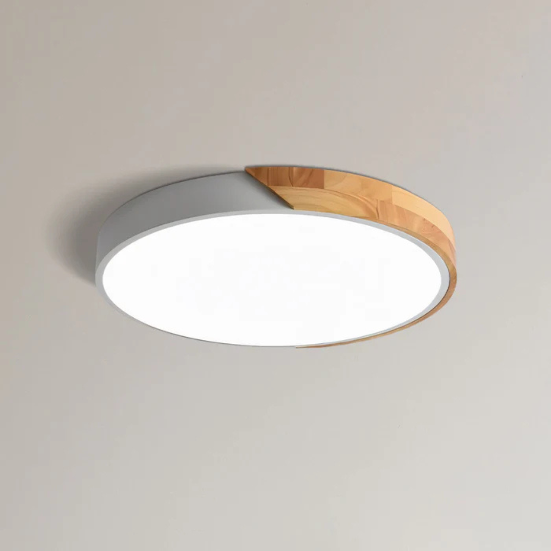Maison Elmora | LED Ceiling Light with Natural Wood Finish | Elegant Scandinavian Design for Cozy Ambiance 9