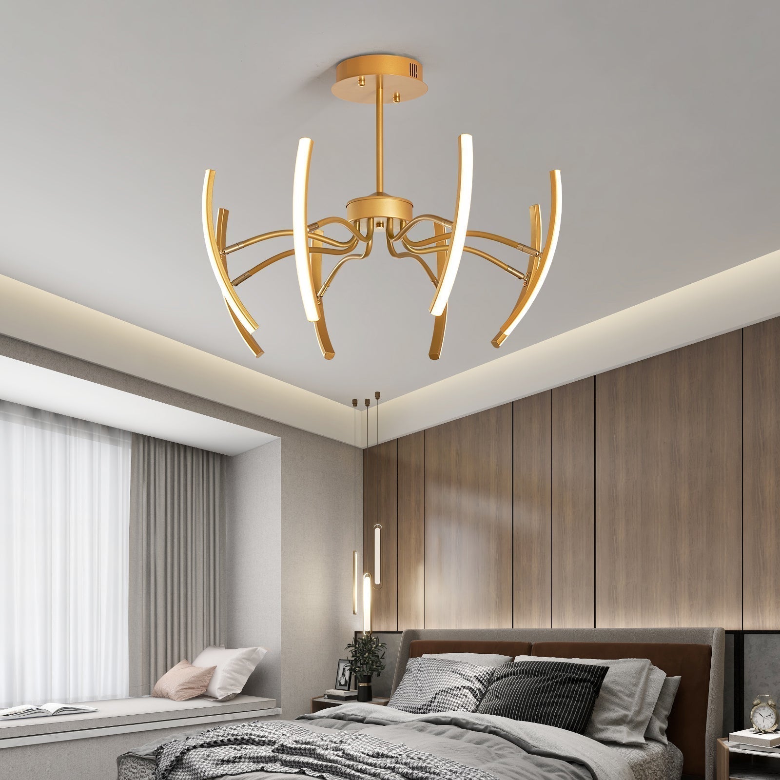 Maison Elmora | Modern Chandelier Light with Soft LED Glow | Elegant Design for Contemporary Spaces 3