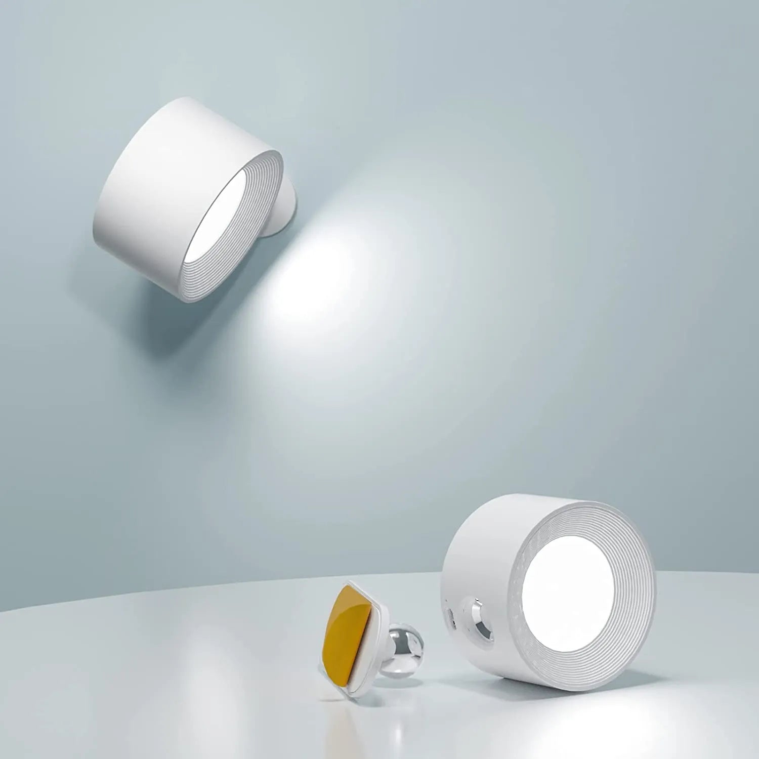Maison Elmora | Wireless Minimalist Wall Light with 360° Rotation | Dimmable Design for Cozy Ambiance 0