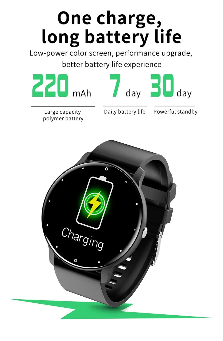ActiveTrack Smartwatch - Stylish Fitness Tracker for Performance
