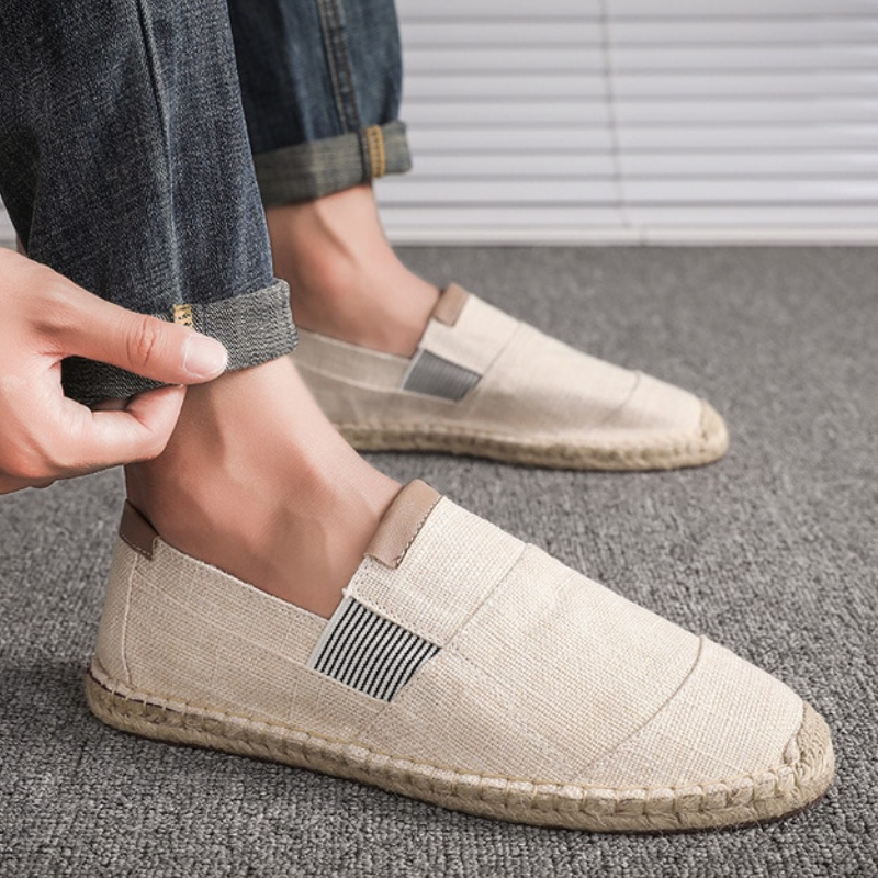 Men's Casual Summer Espadrilles - Breathable Comfort Footwear for Laid-Back Style 0