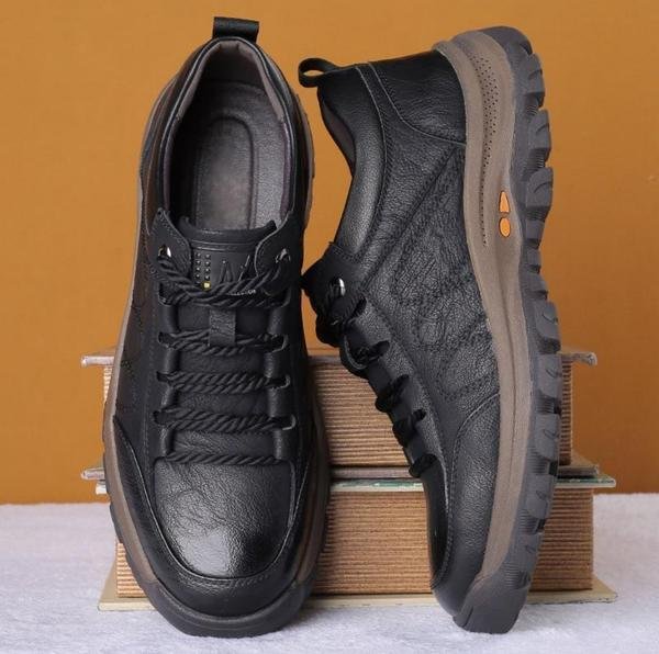 Men's Hand-Stitched Casual Shoes - Comfortable Ergonomic Footwear for Everyday Wear 4