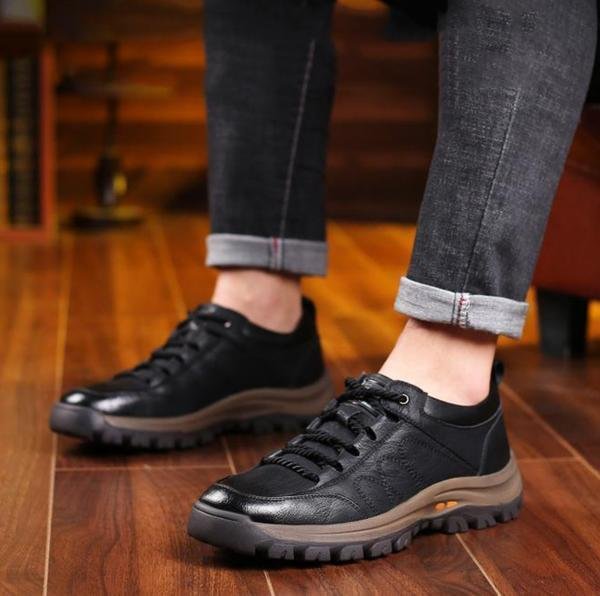 Men's Hand-Stitched Casual Shoes - Comfortable Ergonomic Footwear for Everyday Wear 7